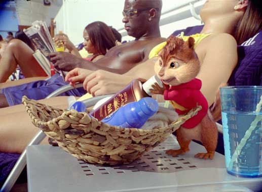 Auf gro&szlig;er Fahrt: die Chipmunks. Bild: Sender/Fox