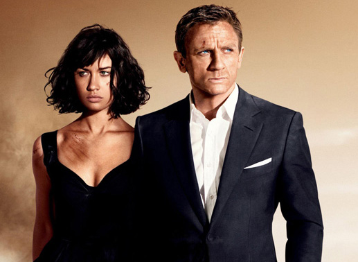 James Bond (Daniel Craig), Geheimagent Ihrer Majest&auml;t, bekommt in seinem Kampf gegen die Organisation "Quantum" Hilfe von der sch&ouml;nen Camille (Olga Kurylenko), die allerdings ihre ganz eigenen Pl&auml;ne verfolgt. Bild: Sender