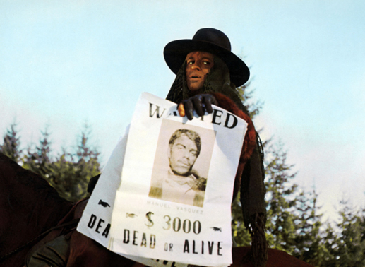 Der Kopfgeldj&auml;ger Loco (Klaus Kinski) auf der Suche nach neuer "Beute".... Bild: Sender