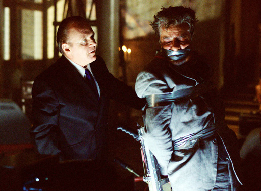 Fortsetzung von "Das Schweigen der L&auml;mmer" mit  Anthony Hopkins und Giancarlo Giannini. Bild: Sender