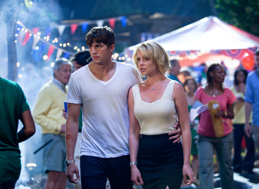 Ashton Kutcher (Spencer Aimes) und Katherine Heigl (Jen Kornfeldt). Bild: Sender
