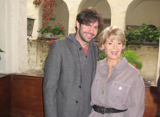 Manuel Witting mit Tante Christiane HÃ¶rbiger
