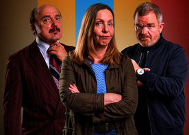 Karl Fischer (Franz Aigner), Susi Stach (Gerti Bruckner), Cornelius Obonya (Jonas Lipansky). Bild: Sender / ORF / Lotus Film / Petro Domenigg