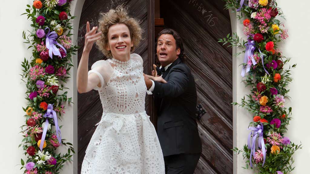 Elli (Adina Vetter) m&ouml;chte Alex (Stephan Luca) lieber doch nicht heiraten. Bild: Sender