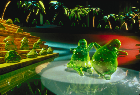Der grüne Schleim namens Flubber. Bild: Disney