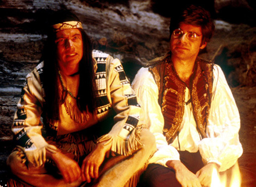 Die Blustbr&uuml;der Abahachi (Michael Herbig) und Ranger (Christian Tramitz) geraten in Bedr&auml;ngnis. Bild: Sender
