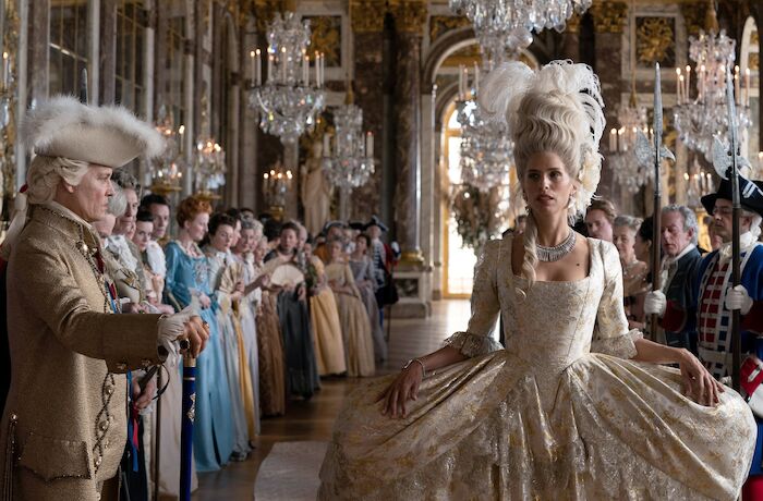 Jeanne du Barry &ndash; Die Favoritin des K&ouml;nigs: Jeanne zieht nach Versailles und versetzt damit den gesamten Hof in Aufruhr. Bild: Sender / rbb /Stéphanie Branchu / Why Not Production