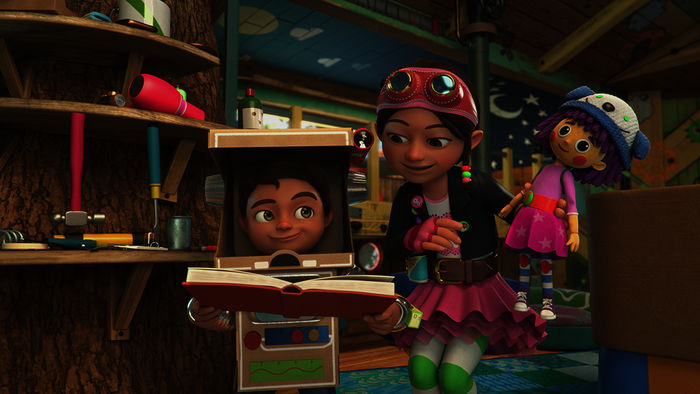 Bitz & Bob - Die Erfinderkinder. Bild: Sender / KiKA / BBC / Boat Rocker Rights Inc. MMXVII