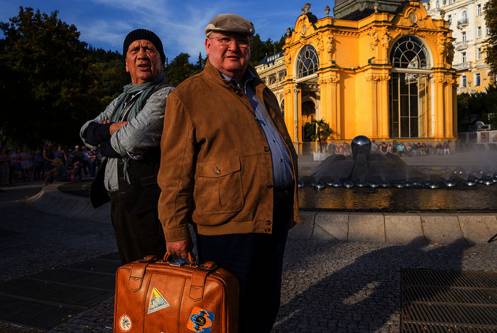 rüger und Kryger: Das vierte Abenteuer führt Publikumsliebling Paul Krüger (Horst Krause) nach Tschechien. In seiner Geburtsstadt Krygovice trifft Paul (Horst Krause) seinen Bruder Emil (Christian Grashof) wieder. Bild: Sender /
ARD Degeto / Olaf R. Benold