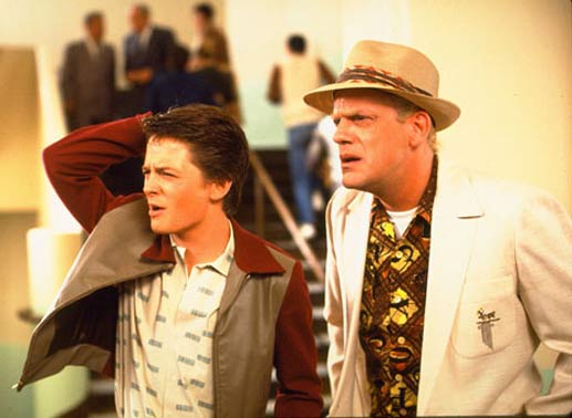 Michael J. Fox und Christopher Lloyd. Bild: Sender