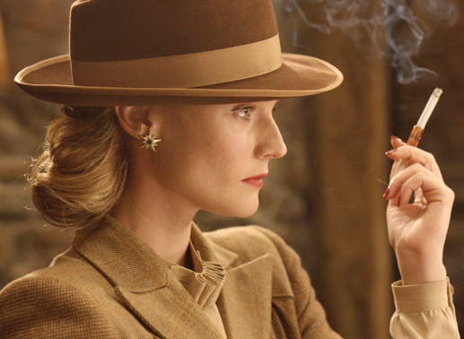 &Uuml;ber die deutsche Schauspielerin und Geheimagentin Bridget von Hammersmark (Diane Kruger), haben die selbsternannten Nazi-J&auml;ger erfahren, dass es in einem Pariser Kino bald ein h&ouml;chst interessantes Zusammentreffen geben wird ... Bild: Sender
