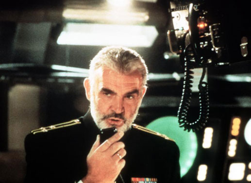 Der Russe: Sean Connery als Kapit&auml;n Marko Ramius. Bild: Sender