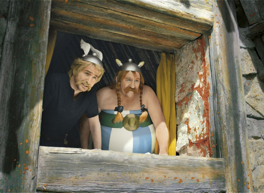 Edouard Baer und G&eacute;rard Depardieu &ndash; Asterix und Obelix bei den Briten. Bild: Sender
