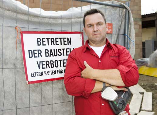 G&uuml;nter Nussbaum im Einsatz. Bild: Sender