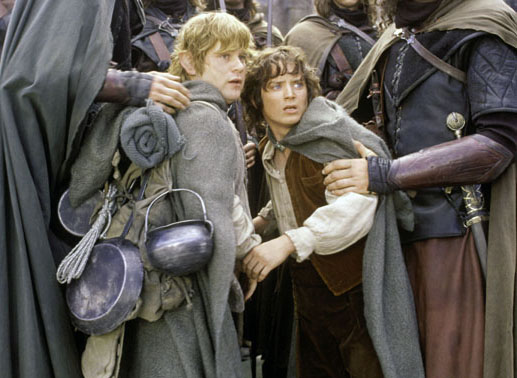 Die Hobbits auf der gro&szlig;en gef&auml;hrlichen Reise. Bild: Sender