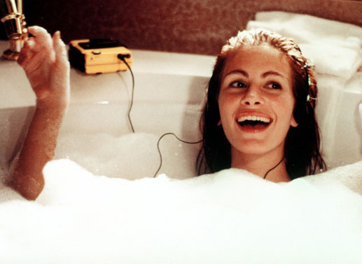 Ein Schaumbad mit Folgen f&uuml;r Julia Roberts. Bild: Sender