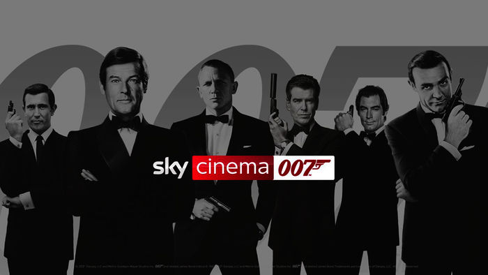 Sky Cinema 007. Bild: Sky /2020 Danjaq and MGM. and related James Bond Indicia &copy; 1962-2020 Danjaq and MGM. and related James Bond Trademarks are trademarks of Danjaq, LLC. All Rights Reserved. 