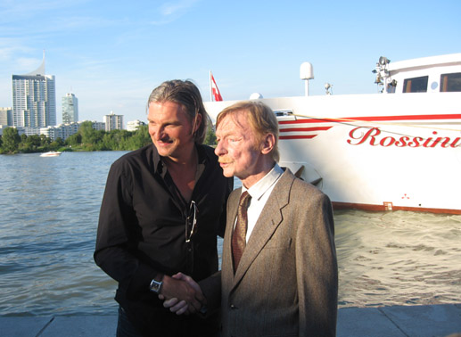 Stefan Jürgens und Otto Sander: Sohn und Vater in Folge 100. Bild: Rass