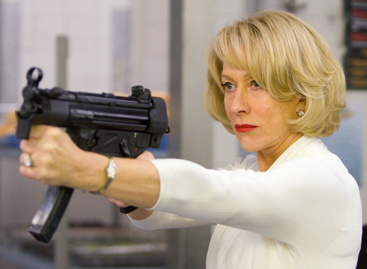 R.E.D.: &Auml;lter. H&auml;rter. Besser. Helen Mirren ballert als Victoria, dass es eine Freude macht. Bild: Sender