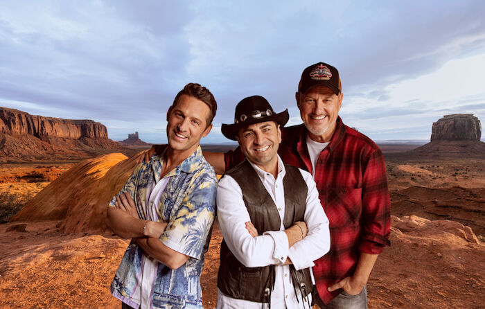Roadtrip Amerika mit Alexander Kumptner, Frank Rosin und Ali G&uuml;ng&ouml;rmuş. Bild: Sender / prosiebensat1puls4 / kabel eins / Michael de Boer
