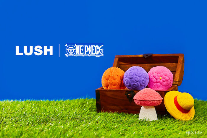 Lush launcht Produktlinie mit dem japanischen Anime ONE PIECE. Bild: Lush/ Eiichiro Oda Shueisha Toei Animation