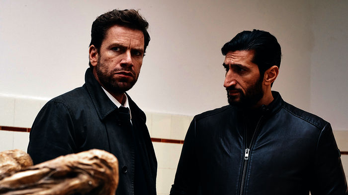 Ein ungleiches Paar: Assistent Assad (Fares Fares) und Kommissar Carl M&auml;rck (Nikolaj Lie Kaas). Bild: Sender