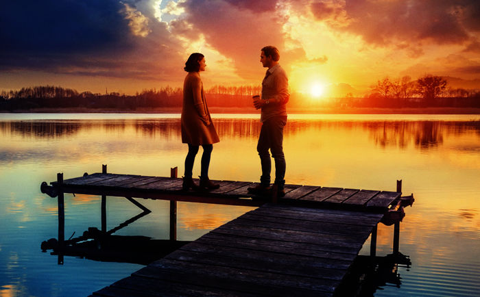 The Secret - Traue dich zu tr&auml;umen: Katie Holmes (Miranda Wells), Josh Lucas (Bray Johnson). Bild: Sender / Wild Bunch / Alfonso Pompo Bresciani