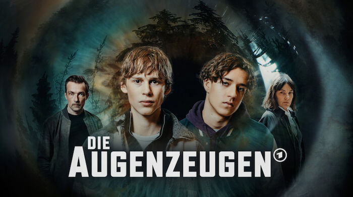 Die Augenzeugen: Roman Berg (Lucas Gregorowicz), Jan (Philip Günsch), Lukas (Marven Gabriel Suarez-Brinkert), Helen Severin (Nicolette Krebitz) Bild: Sender / ARD Degeto Film / Bantry Bay Productions GmbH / Getty Images / Hendrik Heiden / Marco Nagel / Composing: Leni Wesselmann