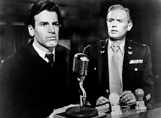 Maximilian Schell, Richard Widmark. Bild: Sender