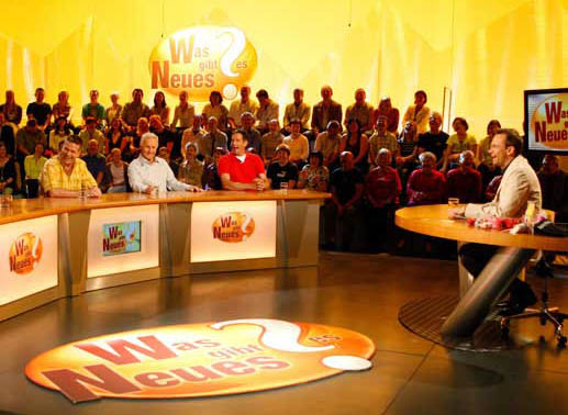 Oliver Baier und sein Rate-Team. Bild: ORF