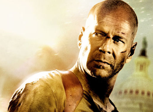 McClane (Bruce Willis) nimmt diesmal den Kamppf mit Cyber-Kriminellen auf. Bild: Sender / 20th Century Fox/Frank Masi