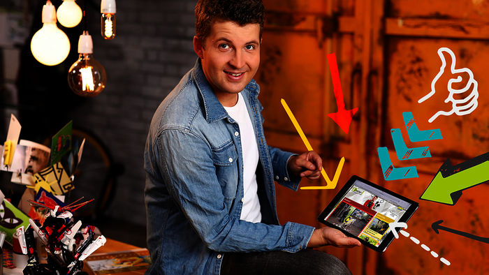 Tim im Studio. Bild: Sender / KiKA / Carlo Bansini