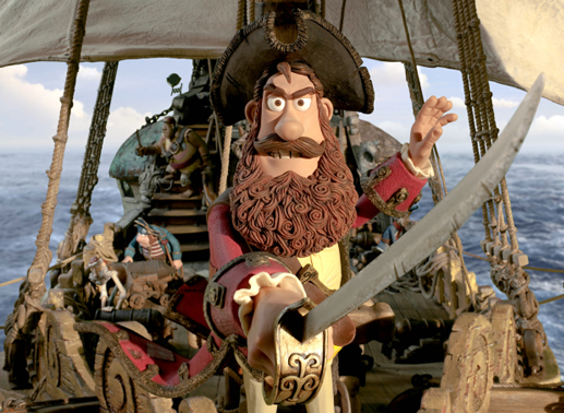 Der Piratenkapit&auml;n (Originalstimme: Hugh Grant). Bild: Sony