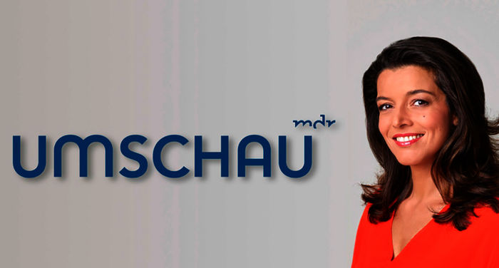 UMSCHAU-Moderatorin Ana Plasencia. Bild: Sender / MDR / Martin Jehniche