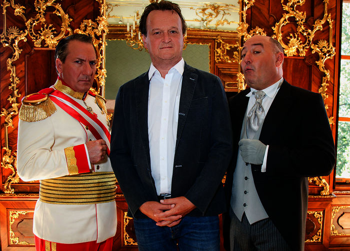 Robert Palfrader, Hanno Settele, Rudi Roubinek. Bild: Sender / ORF / G&uuml;nther Pichlkostner