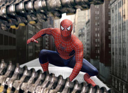 Doc Ock, der nicht nur ganz New York in Angst und Schrecken versetzt, sondern auch noch Peters Freundin Mary Jane entf&uuml;hrt, macht klar: Spider-Man (Tobey Maguire) ist gefragter denn je. Bild: Sender